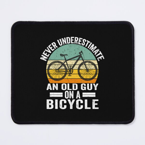 Item preview, Never Underestimate An Old Guy On A Bicycle Funny Cycling designed and sold by endabettyau.