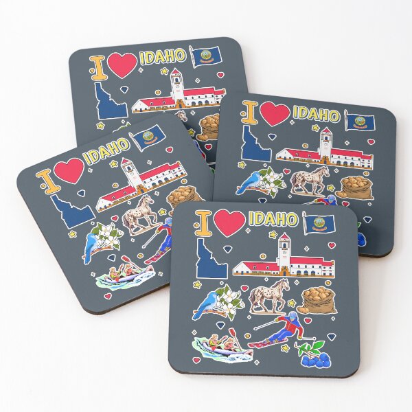 Item preview, Idaho Pride, Ultimate State Landmarks & Adventure Sticker Pack designed and sold by mashmosh.