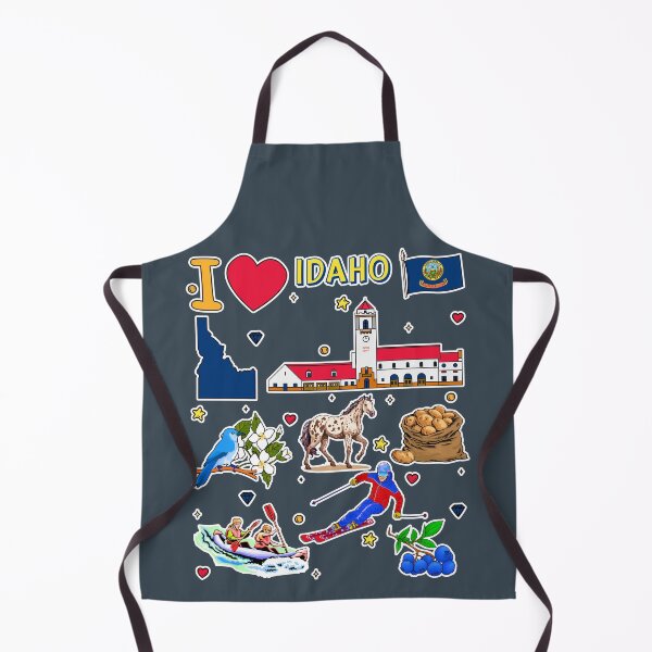 Item preview, Idaho Pride, Ultimate State Landmarks & Adventure Sticker Pack designed and sold by mashmosh.