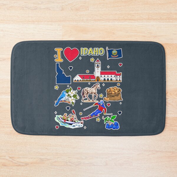 Item preview, Idaho Pride, Ultimate State Landmarks & Adventure Sticker Pack designed and sold by mashmosh.