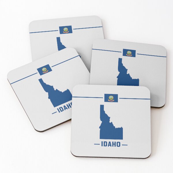 Item preview, Idaho State Pride - Classic Blue Silhouette & Flag Design designed and sold by mashmosh.
