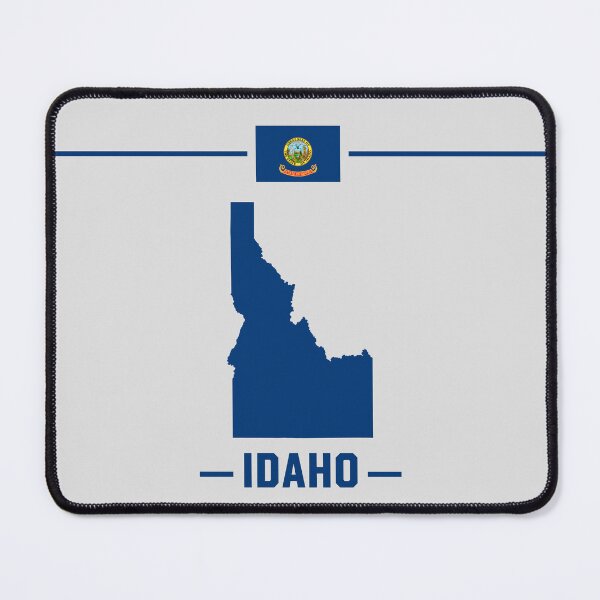 Item preview, Idaho State Pride - Classic Blue Silhouette & Flag Design designed and sold by mashmosh.