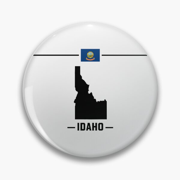 Item preview, Idaho State Pride - Minimalist Silhouette & Flag Design designed and sold by mashmosh.