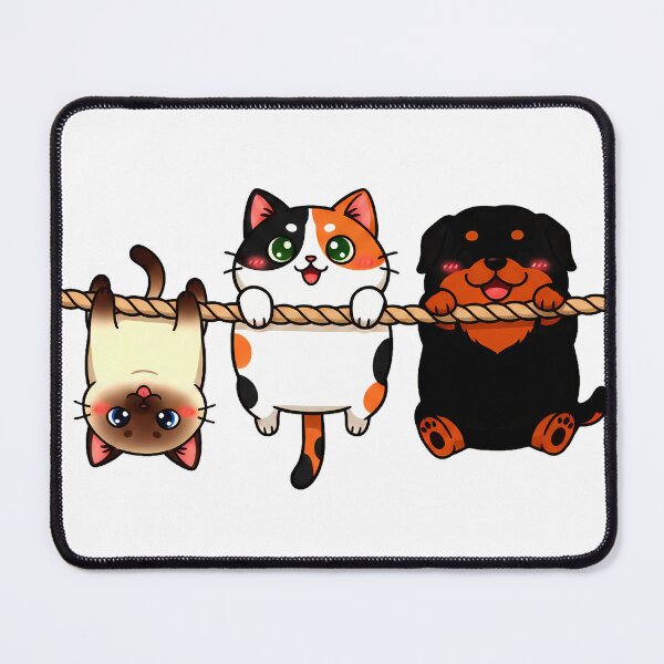 Item preview, Rope Rascals: Siamese Flip, Calico Charm & Blushing Pup designed and sold by meesub.