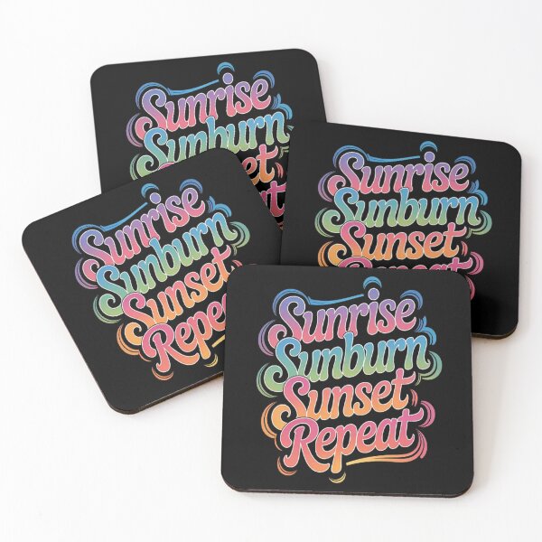 Item preview, Sunrise Sunburn Sunset Repeat designed and sold by mandiana.