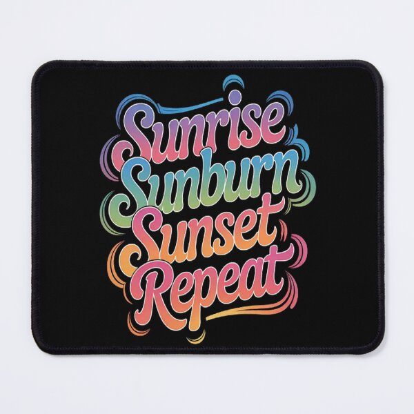 Item preview, Sunrise Sunburn Sunset Repeat designed and sold by mandiana.