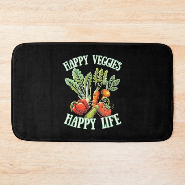 Item preview, Happy Veggies Happy Life Vegetable Gardening designed and sold by mischwpwarso.