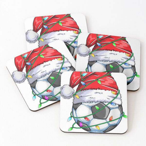 Item preview, Santa Soccer Ball Sports Design Christmas Soccer Player designed and sold by raelinema9mar1.