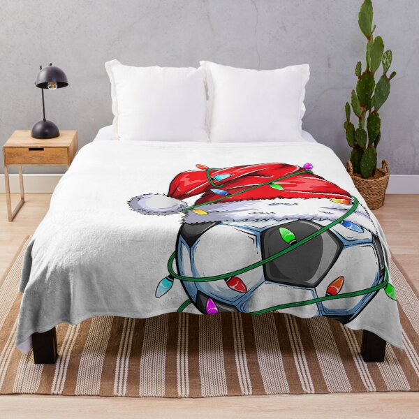 Item preview, Santa Soccer Ball Sports Design Christmas Soccer Player designed and sold by raelinema9mar1.