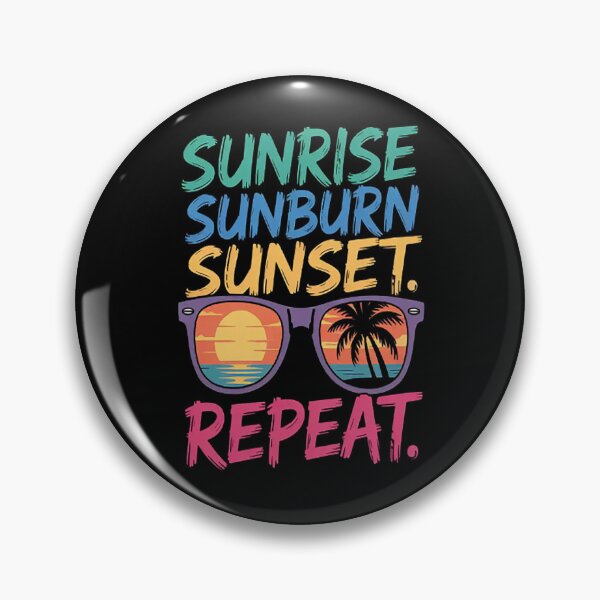 Item preview, Sunrise Sunburn Sunset Repeat designed and sold by mandiana.