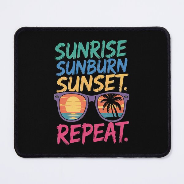 Item preview, Sunrise Sunburn Sunset Repeat designed and sold by mandiana.
