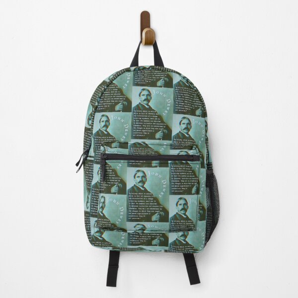 Item preview, John Dewey quote: A society which is mobile, which is full of channels for the distribution of a change occurring anywhere, designed and sold by artbleed.