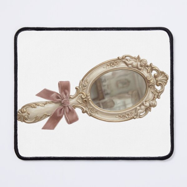 Item preview, Vintage Victorian Hand Mirror Soft Realism Art designed and sold by Strip to Stick.