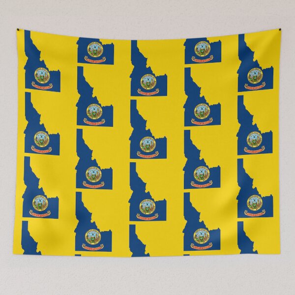 Item preview, Idaho State Flag Silhouette - Proud Idahoan Heritage Art designed and sold by mashmosh.