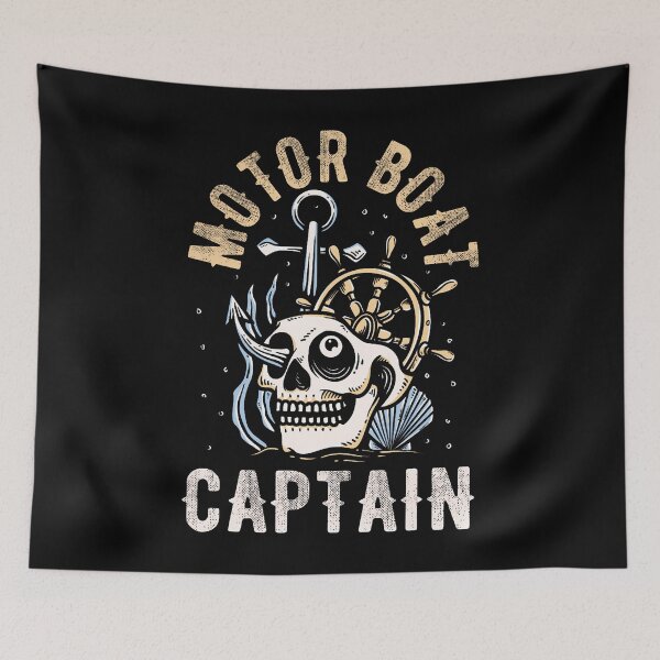 Item preview, Motor Boat Captain Funny Pontoon Boating Motor Boatin Lake designed and sold by mischwpwarso.