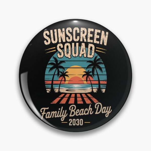 Item preview, Sunscreen Squad 30 Family beach day 2030 designed and sold by mandiana.