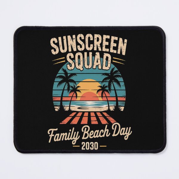 Item preview, Sunscreen Squad 30 Family beach day 2030 designed and sold by mandiana.