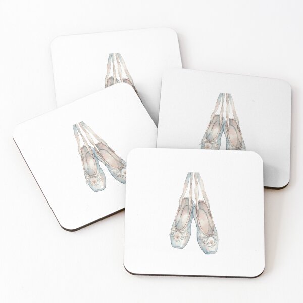 Item preview, Hanging Ballet Slippers Watercolor Coquette designed and sold by Strip to Stick.