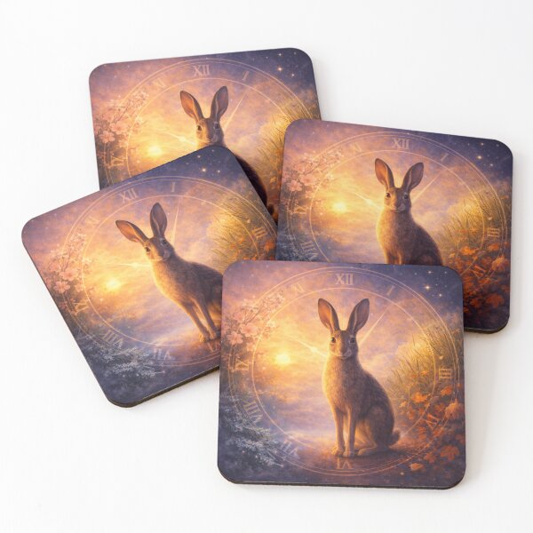 Item preview, Brown Hare – Stillpoint of the Turning Year designed and sold by GeoWild Designs.