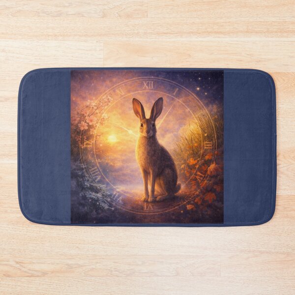 Item preview, Brown Hare – Stillpoint of the Turning Year designed and sold by GeoWild Designs.