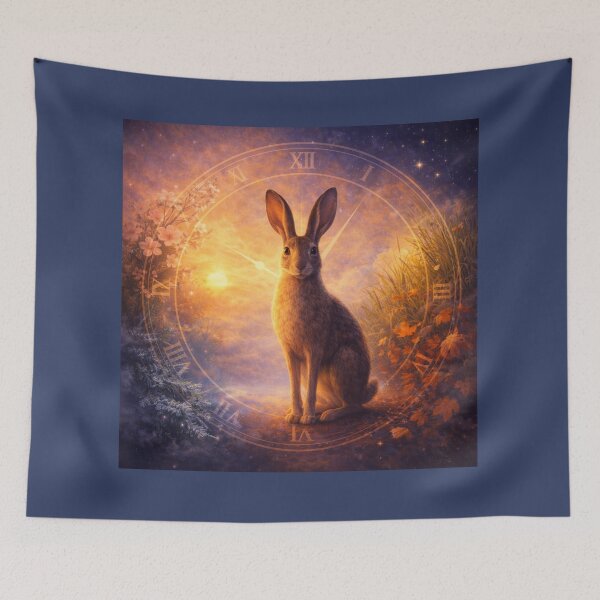 Item preview, Brown Hare – Stillpoint of the Turning Year designed and sold by GeoWild Designs.