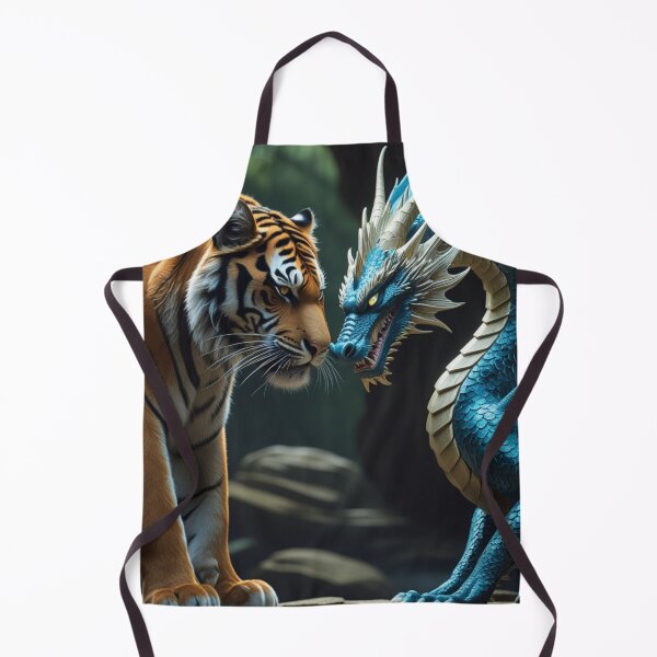 Item preview, Dragon and Tiger Yin Yang Fantasy Art designed and sold by kharatsuchita.