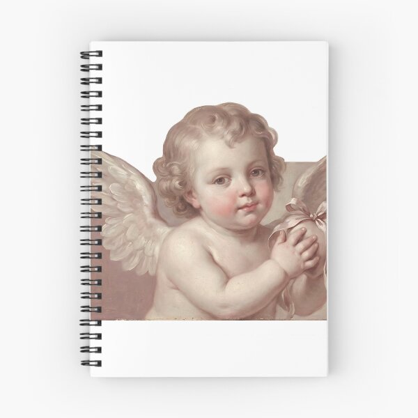 Item preview, Vintage Cherub Angel Soft Oil Painting designed and sold by Strip to Stick.