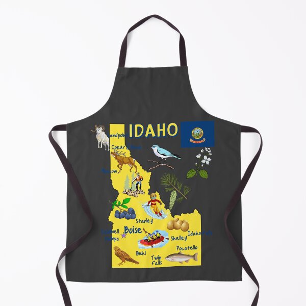 Item preview, Idaho State Pride: The Ultimate Adventure & Nature Map designed and sold by mashmosh.