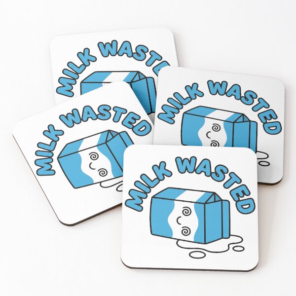 Item preview, Milk Wasted - Funny Kawaii Milk Carton Baby Design designed and sold by Wide Awake Designs.