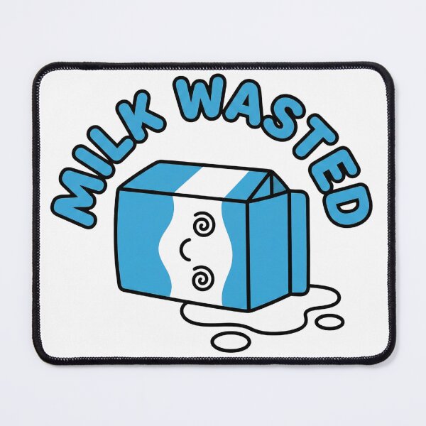 Item preview, Milk Wasted - Funny Kawaii Milk Carton Baby Design designed and sold by Wide Awake Designs.