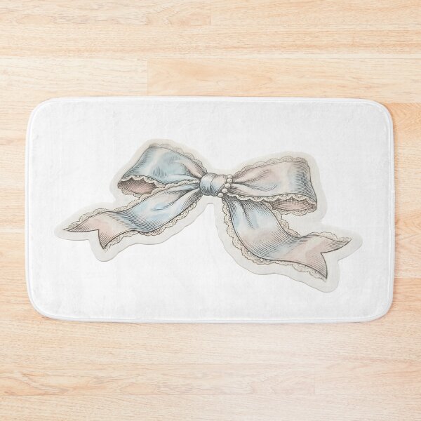 Item preview, Blue Satin Bow Victorian Illustration designed and sold by Strip to Stick.