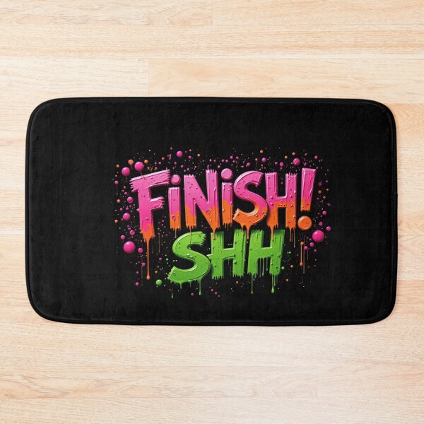 Item preview, FINISH! – Bold Graffiti Energy with Explosive Urban Attitude designed and sold by PixelVibe782.