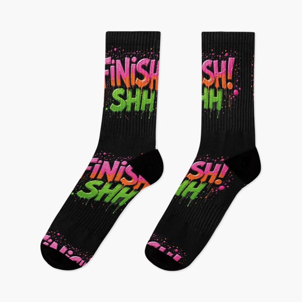 Item preview, FINISH! – Bold Graffiti Energy with Explosive Urban Attitude designed and sold by PixelVibe782.