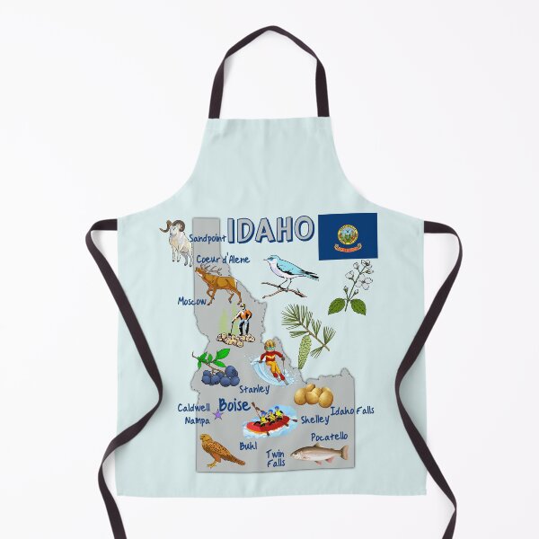 Item preview, Idaho State Symbols Map - Gems of the Northwest designed and sold by mashmosh.