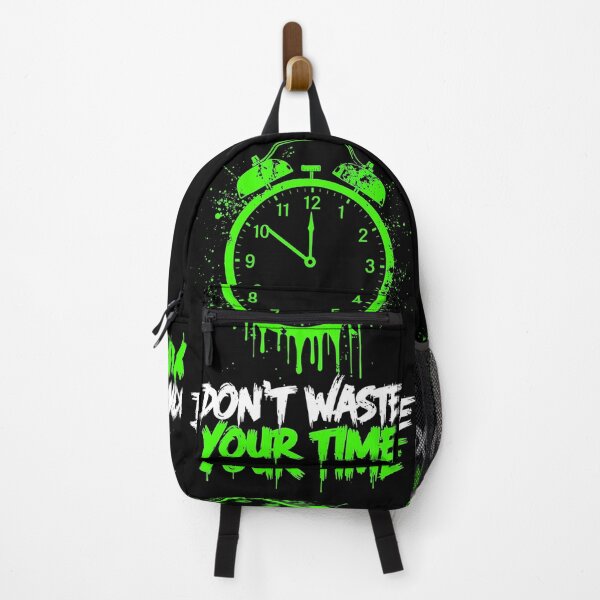 Item preview, DON’T WASTE YOUR TIME – Neon Urgency and Power in Motion designed and sold by PixelVibe782.
