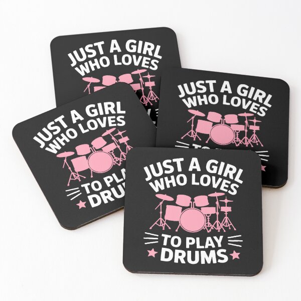 Item preview, Just A Girl Who Loves To Play Drums Band Practice designed and sold by mischwpwarso.