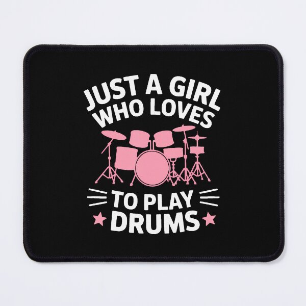 Item preview, Just A Girl Who Loves To Play Drums Band Practice designed and sold by mischwpwarso.