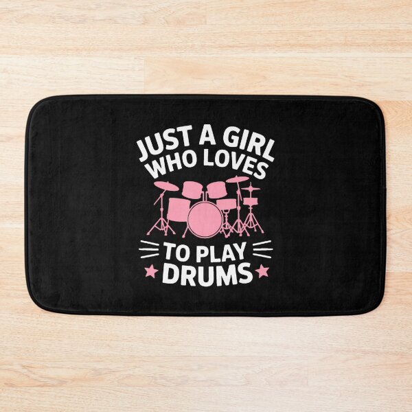Item preview, Just A Girl Who Loves To Play Drums Band Practice designed and sold by mischwpwarso.