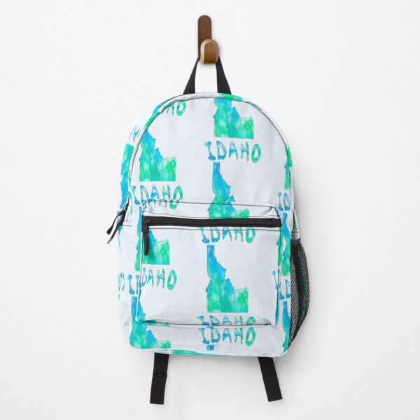 Item preview, Idaho State Map - Artistic Teal Watercolor Silhouette designed and sold by mashmosh.