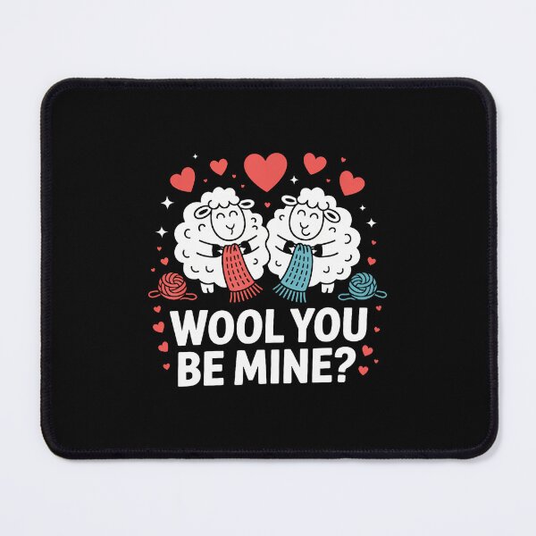 Item preview, Wool You Be Mine Funny Sheep Knitting designed and sold by mischwpwarso.