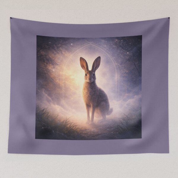 Item preview, Brown Hare – The Liminal Guardian designed and sold by GeoWild Designs.