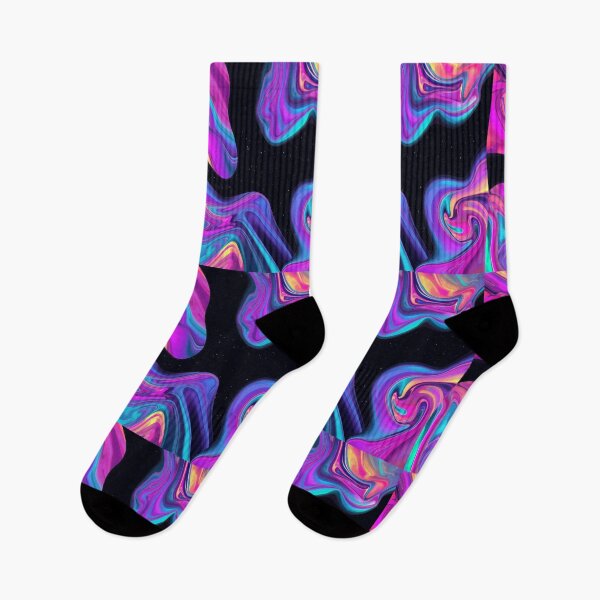 Item preview, Neon Mycelium – A Luminous Fantasy of Color and Magic designed and sold by PixelVibe782.