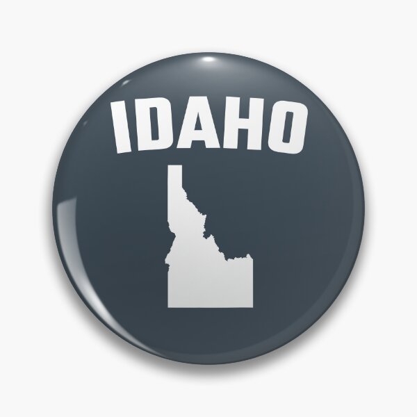 Item preview, Idaho State Map Silhouette - Minimalist White Design designed and sold by mashmosh.