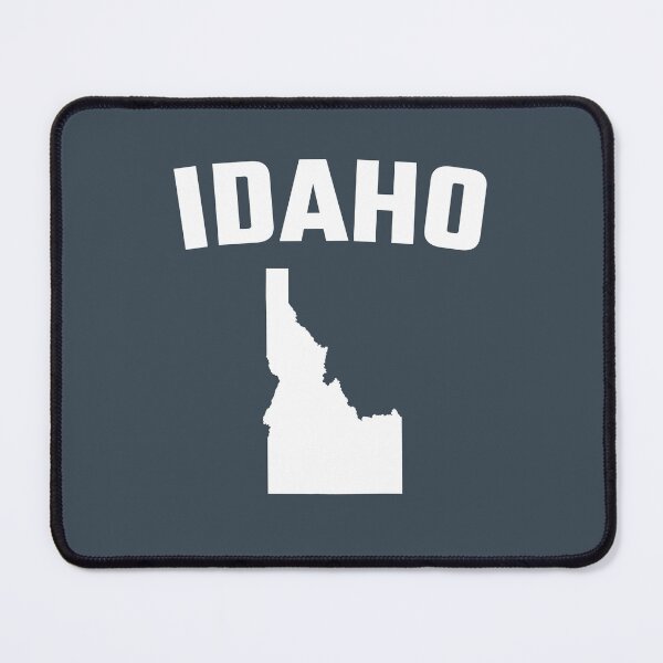 Item preview, Idaho State Map Silhouette - Minimalist White Design designed and sold by mashmosh.