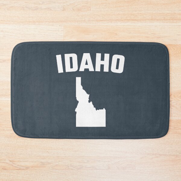 Item preview, Idaho State Map Silhouette - Minimalist White Design designed and sold by mashmosh.