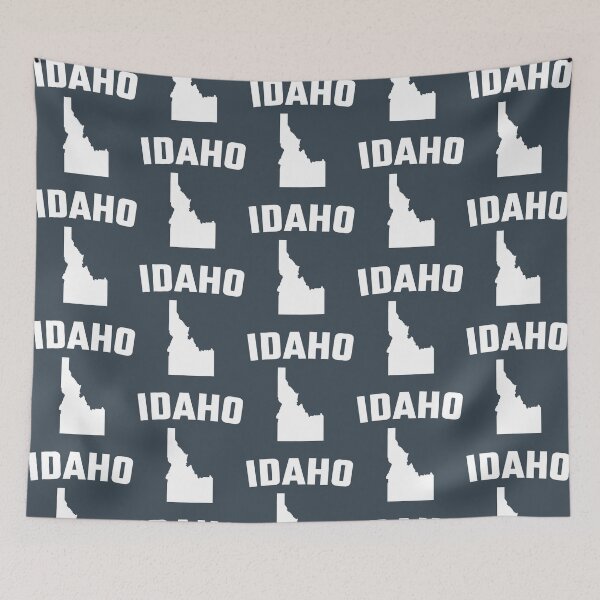 Item preview, Idaho State Map Silhouette - Minimalist White Design designed and sold by mashmosh.