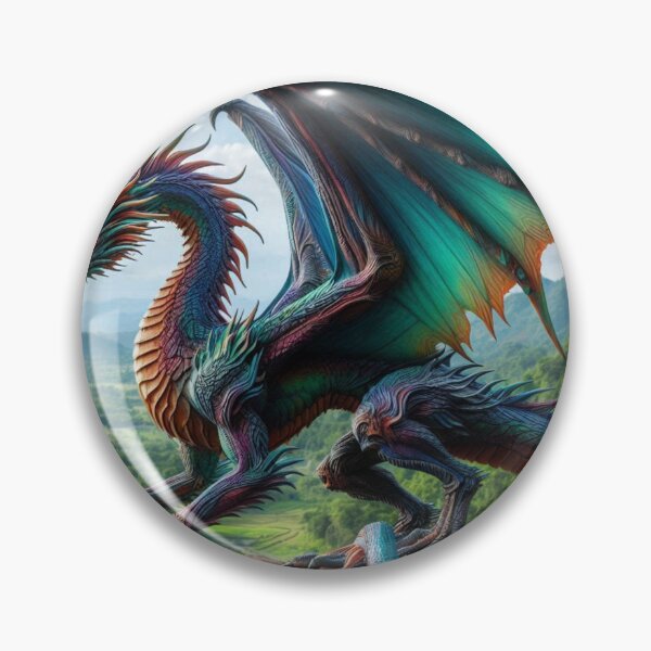 Item preview, Epic Winged Dragon on Mountain Cliff designed and sold by kharatsuchita.