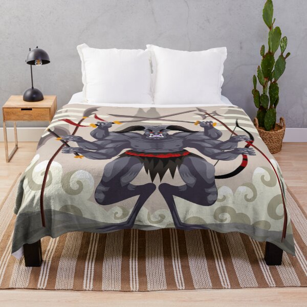 Item preview, chi you ancient chinese war demon god in a cliff designed and sold by matintheworld ( delcarmat ).