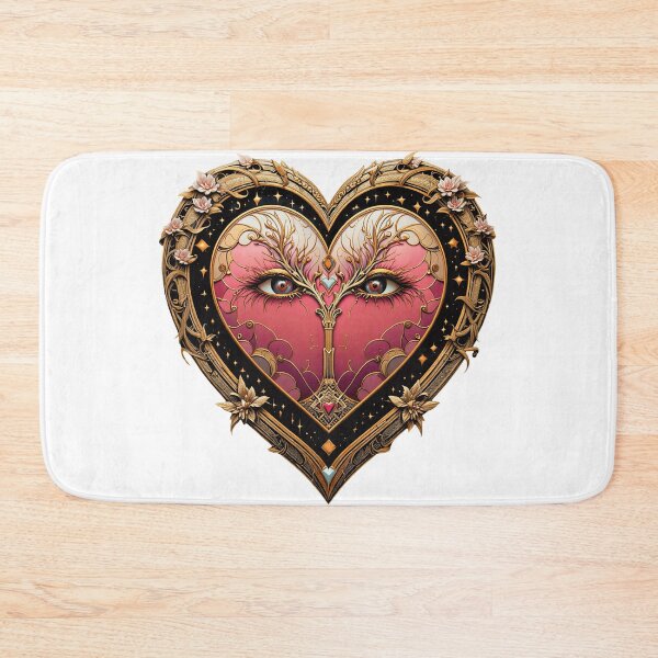 Item preview, Elegant Art Deco Soulful Eyes Heart Valentine Celestial Art designed and sold by AQUILAKREO.