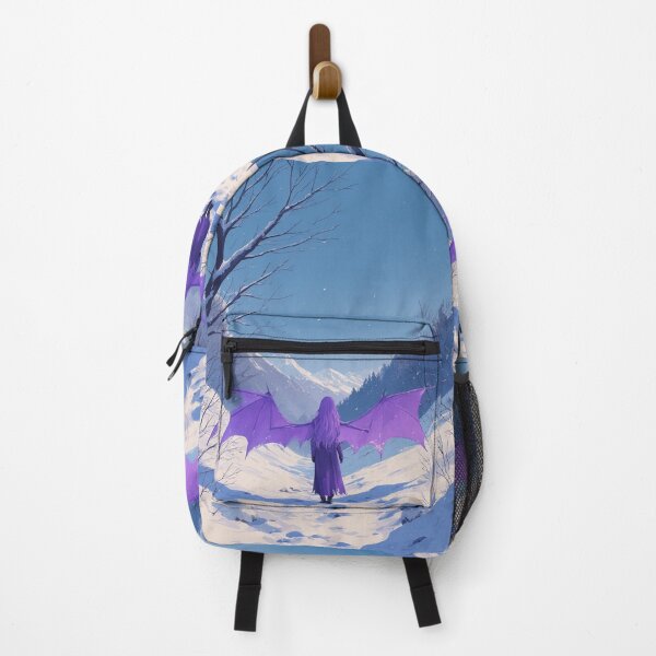 Item preview, Purple vampire and winter landscape designed and sold by ArtsJulian.